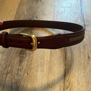 Brighton Men's Brown Leather Belt 36